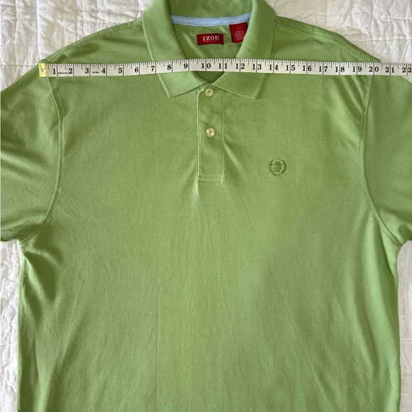 NEW Mens Green Izod Polo shirt size Large - Picture 7 of 8
